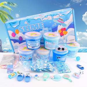 Kit de Slime Espumoso con Nubes de Mantequilla, Estilos Transparentes, Abalorios de Caramelo y Mezclas de Cuentas para Juego Imaginativo, Regalo para Niños - Product Image 3