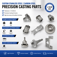 Pièces moulées sur mesure en acier inoxydable 304 316, moulage de précision pour équipements et machines, moulage par investissement