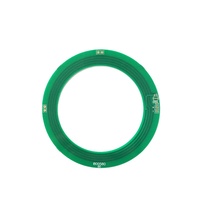 Grande étiquette ronde RFID passif à longue portée, 13.56MHz, lot de 50 pièces, PCB, NFC, industriel