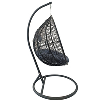 Chaise de balançoire de jardin de plage élégante chaise suspendue Love Egg Outdoor