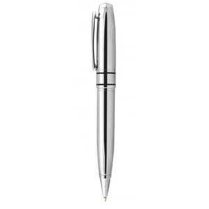 Stylo bille chromé brillant en métal, acier inoxydable et laiton, pointe de 0,7 mm, encre noire, corps promotionnel en forme d'animal pour cadeaux - Product Image 2