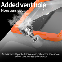 Nouveau multicolore 15m / 50 pieds plongée / natation photographie plongée IP68 professionnelle étanche pour iphone15pro 14 XR