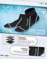 Chaussettes de volley-ball de plage anti-sable Chaussettes de sport de plein air de plongée Chaussettes imperméables pour hommes de 3mm