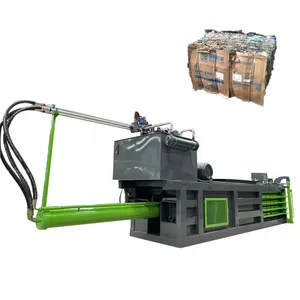 Metal Compress Baler Machine Wood Sawdust Baler Press Machine Waste Agricultural Straw Compress Baler