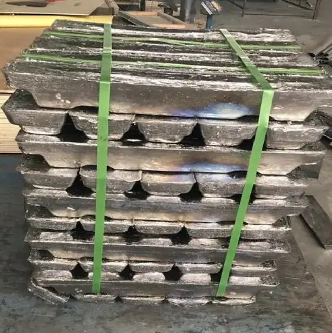 Alliage d'aluminium de zinc pur à 99.99% blocs/lingots métalliques de lingots d'étain/plomb