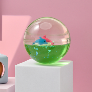 क्रिस्टल गतिशील फ्लोटिंग बर्फ रेत फ्लोटेज टॉय तरल ग्लिटर फ्लोटर पानी जेल बाउंसी बॉल बाउंसी बॉल - Product Image 6