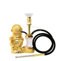 Chicha Astronaute de Luxe en Résine, Populaire, avec LED, pour Bar à Chicha et Fêtes, Prix Fabricant