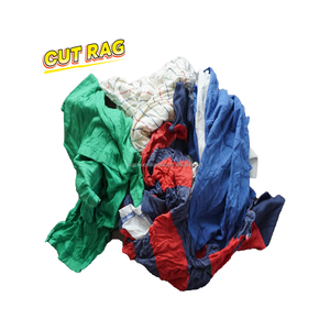 Stracci in cotone 100% senza lanugine, altamente assorbenti acqua e olio, stracci di scarto in maglia, scarti di tessuto in cotone, stracci colorati da t-shirt - Product Image 5