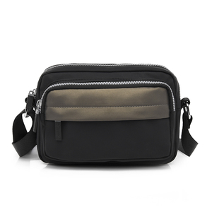 Sac bandoulière homme en tissu Oxford, style coréen décontracté, rétro européen et américain, durable, couleur unie, pour loisirs et voyage - Product Image 2