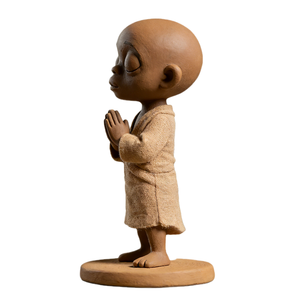 Figurine de <span class=keywords><strong>Bouddha</strong></span> à tête oscillante - Artisanat en résine sereine pour la méditation et la décoration intérieure - Product Image 3