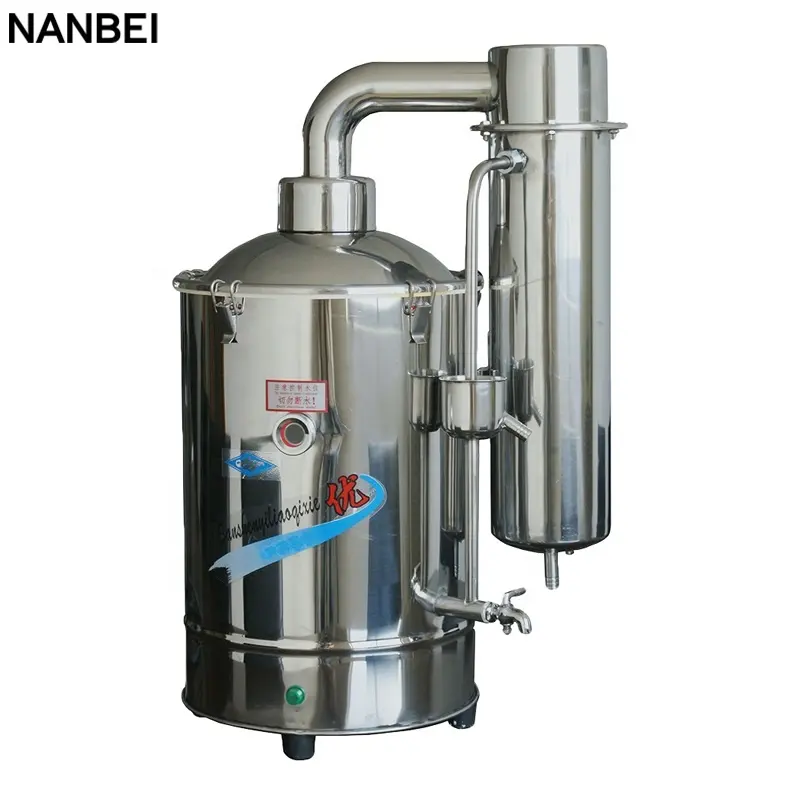 Equipo de destilación eléctrica de agua Dual, 20L