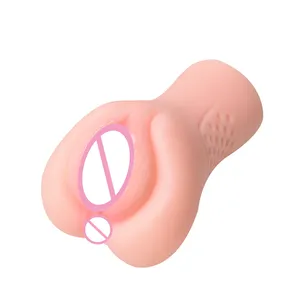 D Realistische Vagina Adultsaxy Speelgoed Voor Mannen Pocket Pussy Siliconen Kunstmatige Vagina Masturbatias Anus Mannelijke Masturbator Cup