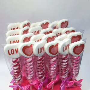 Kẹo dẻo hình trái tim đóng hộp với vị kẹo mút trái cây tươi mát, vị anh đào và vani, kết cấu cứng, vị ngọt và thơm ngon như trái cây - Product Image 2