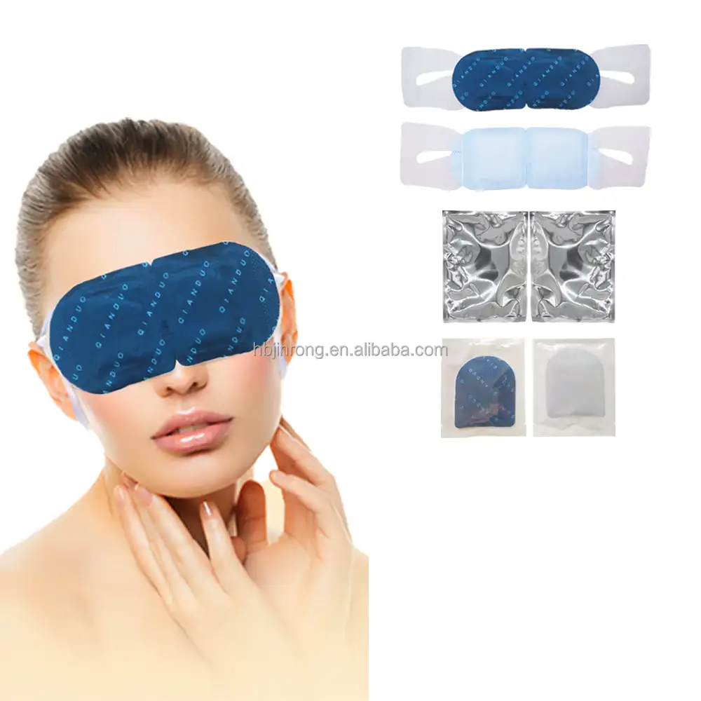 Yeni ürünler 2021 sıcak satış tek kullanımlık kendini ısıtma sıcak kompres uyku buhar Spa göz bandı/maskeler