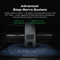 Imprimante 3D Creality K2, volume d'impression 260 mm³, multicolore, 600 mm/s, surveillance par caméra IA, nivellement automatique intelligent, imprimante 3D économique