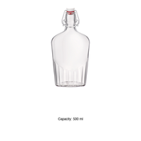 Bouteille blanche Bormioli Rocco 50 cl avec bouchon