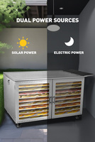 Déshydrateur alimentaire solaire à 10 plateaux pour fruits et légumes, meilleur prix, nouveau modèle