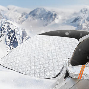 Vente en gros 142x90cm feuille d'aluminium voiture <span class=keywords><strong>neige</strong></span> couverture <span class=keywords><strong>pare</strong></span>-<span class=keywords><strong>brise</strong></span> soleil gel protecteur universel pour berline SUV camion - Product Image 1