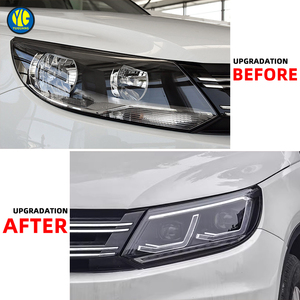 YU GUANG per <span class=keywords><strong>Volkswagen</strong></span> <span class=keywords><strong>Tiguan</strong></span> L 2013 2014 <span class=keywords><strong>2015</strong></span> 2016 DRL Fari LED Originali e Aggiornamento Xenon, Upgrade Lampade Frontali 12V - Product Image 5