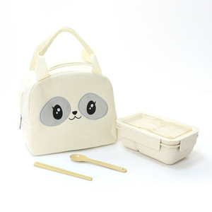 Cartoon <b>Lunch</b> <b>Bag</b> Insulated Portable Animal Design Bento <b>Bag</b> For Commuting - Product Image 2