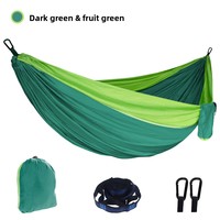 Hamac de plage en toile, balançoire d'extérieur portable, anti-retournement, léger, chaise suspendue individuelle pour le camping, berceau de loisirs, capacité 300 kg