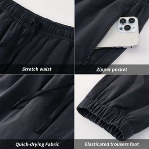 Pantalones de Senderismo Personalizados para Hombre con Cintura Ajustable y Múltiples Bolsillos, Pantalones Deportivos Transpirables para Gimnasio - Product Image 5