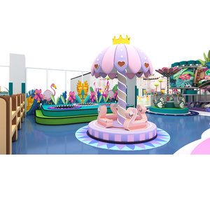 Aire de jeux commerciale en plastique avec double toboggan, équipement de jeu souple pour enfants, aire de jeux intérieure - Product Image 1