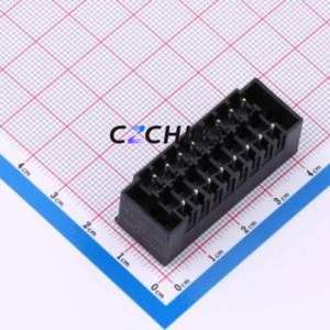 DB2EVHBM-3.81-2*8P-BK Plug-in Terminal Block Through hole,P=3.81mm Board-to-Board / Socket - Closed Screw Fixing 2x8P 3.81mm - Product Image 2