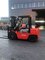 DURABLER Diesel 3-Tonnen-Gabelstapler Vierrad-Ausgleichsladung Verbrennungsmotor-Gabelstapler für Lager-Palettenstapelung und -Handhabung