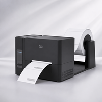 Imprimante d'étiquettes à ruban à transfert thermique de haute qualité 300dpi Machine d'expédition de codes à barres de style couleur avec logiciel gratuit en Stock