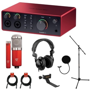 Interfaz de Audio Profesional Única y Completa con Micrófono y Auriculares para Estudio - Product Image 1