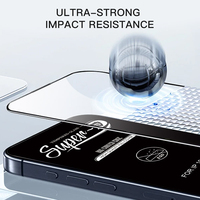 Protection d'écran ESD en verre trempé Super D de haute qualité à bords incurvés pour iPhone 17 Pro Max
