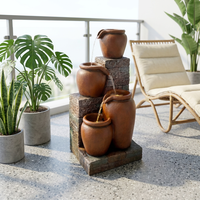 Pots sculptés à la main durables et écologiques de style moderne pour la maison, l'hôtel et les centres commerciaux (vente en gros)