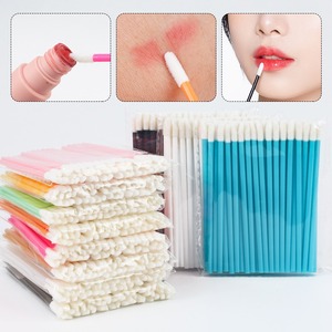 Pincel desechable para labios con mango hueco, herramienta de belleza portátil, pincel para labios con acabado flocado, pincel especial para maquillaje de labios. - Product Image 5