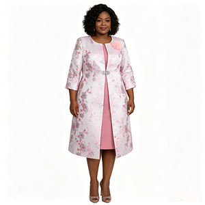 Nouvelle robe décontractée grande taille, tenue d'église, vêtements turcs pour femmes, robe deux pièces - Product Image 2