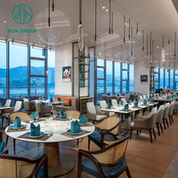 Tables et chaises pour cafés Meubles en bois au design moderne pour hôtels et restaurants