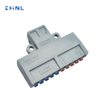 Pa66 Type de ressort d'amarrage connexion rapide SPL102 2 pouces et 10 sorties répartiteur universel bornier épissure connecteur de fil de cuivre