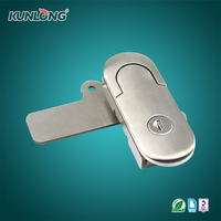 SK1-0843-SN01/2/3 Serrure à panneau poli en acier inoxydable SUS304 avec cylindre de verrouillage pour armoires électriques ou armoires réseau