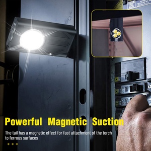 Đèn Pin Mini Mới Đèn Pin Móc Khóa LED Nhôm Cầm Tay Đèn Pin Nam Châm Gắn Đuôi Cắm Trại Có Thể Sạc Lại Bằng USB 1100 Lumen - Product Image 6
