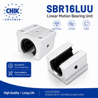 Bloc de roulement linéaire haute précision SBR16LUU, unité de glissière linéaire à axe optique SBR20LUU, SBR16UU SBR20UU pour machines CNC