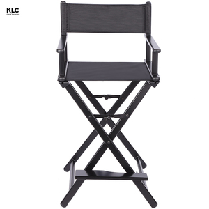 Chaise de directeur pliante en aluminium de grande qualité, chaise de maquillage en plein air sans appui-tête - Product Image 1