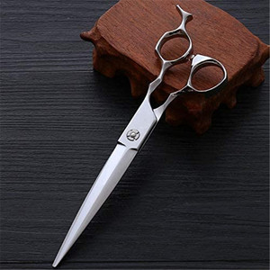 Ciseaux de coiffure professionnels GH 7 pouces en acier inoxydable 440C pour droitiers, ciseaux de salon de beauté, lame standard, origine Suzhou - Product Image 1