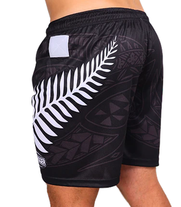 FQ aborigeni pantaloncini con etichetta indigena stampati pantaloncini in poliestere Pacific TAG Maori Mens Training Ocean Tag 20 pantaloncini Club uniformi - Product Image 2