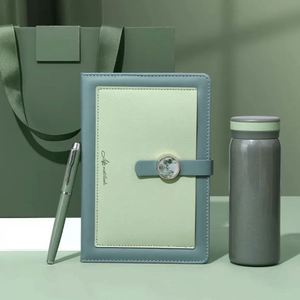 Wholesale Promotional Luxury Business Gifts Items <b>Notebook</b> Pen Vacuum CupSet Personalized Custom Logo Corporate Gift <b>Set</b> - Product Image 4