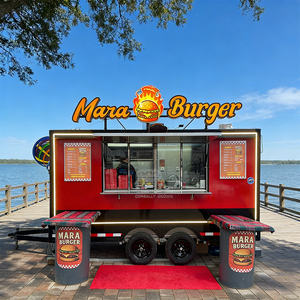 Remorque de restauration BBQ, cuisine mobile entièrement équipée, chariot à pizza pour commerce de rue en extérieur, camion de restauration mobile - Product Image 6