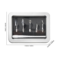 Nouvel ensemble de coupe-ongles en alliage de zinc avec têtes en acier remplaçables, portable et multifonctionnel pour l'entretien des ongles, adapté aux adultes et à l'exportation.