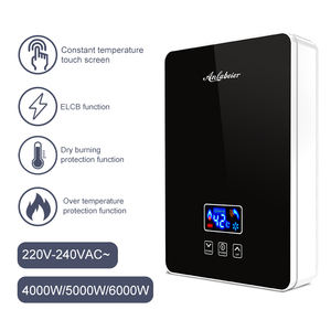 Mini calentador eléctrico de agua caliente baños 220V 5.5kw alta tecnología Tip-Over Protection calentador de ducha eléctrico Instantáneo Para el hogar - Product Image 5