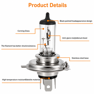 Bombilla Halógena de Cuarzo Oryxon CE RoHS H4 P43t 9003, 12V 100W 90W, Doble Haz, Luz Alta y Baja, Repuesto OEM para Faros Delanteros de Automóviles - Product Image 3