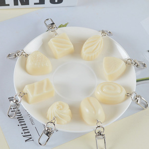 Nouveau Porte-clés Simulation <span class=keywords><strong>Chocolat</strong></span>, Mini Modèle Alimentaire, Pendentif Simple pour Sac à Dos, Sac à Main, Décoration de Voiture, Accessoire Photo, Cadeau - Product Image 4