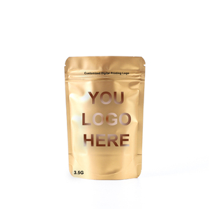 Bolsa Ziplock pequeña a prueba de hierbas para niños con diseño de logotipo Impresión impresa 3,5g Bolsa de plástico Mylar Patatas fritas - Product Image 4